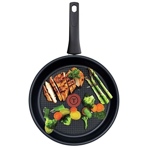 테팔 Tefal Elegance C36702 Bratpfanne 20 cm, Aluminium, schwarz