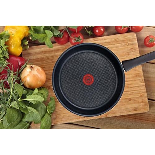 테팔 Tefal Elegance C36702 Bratpfanne 20 cm, Aluminium, schwarz