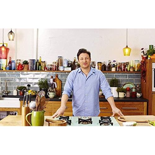 테팔 Tefal A43506 Induktion Pfannenset 4-teilig 2x 28 cm und Jamie Oliver Glasdeckel 28cm, Testsieger 2019 1,3 sehr gut Optimale Hitzeverteilung und Gleitfahigkeit, Antihaft Pfanne, Ind