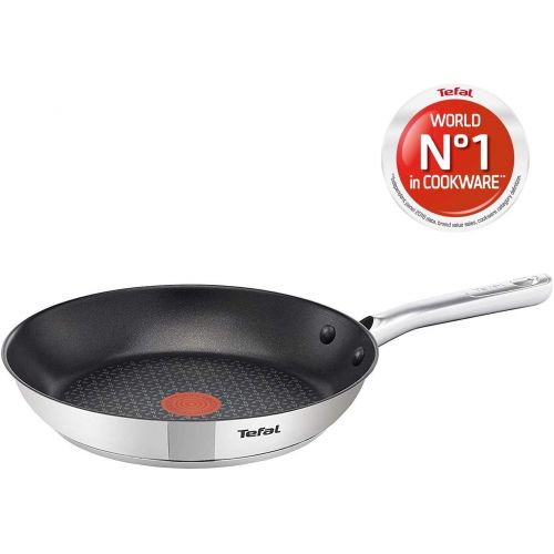 테팔 Tefal A43506 Induktion Pfannenset 4-teilig 2x 28 cm und Jamie Oliver Glasdeckel 28cm, Testsieger 2019 1,3 sehr gut Optimale Hitzeverteilung und Gleitfahigkeit, Antihaft Pfanne, Ind