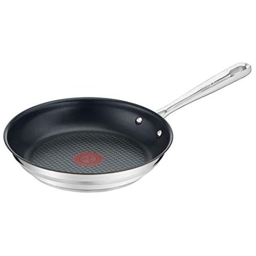 테팔 Tefal E011S2 Jamie Oliver Brushed Pfannenset, 2-teilig, bestehend aus Pfanne 24 cm (E85604) und Pfanne 28 cm (E85606), Edelstahl