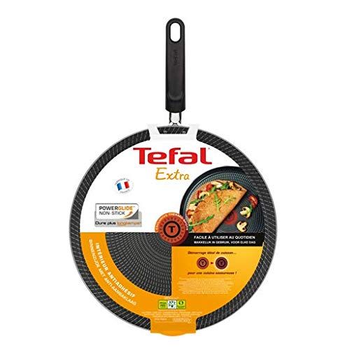 테팔 Tefal Crepepfanne, Kunststoff, Schwarz, 25 cm