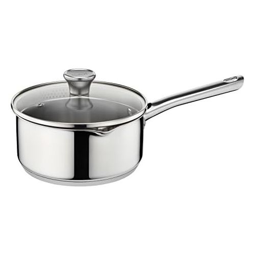 테팔 Tefal A70522 Duetto Stielkasserolle mit Deckel (16 cm) edelstahl