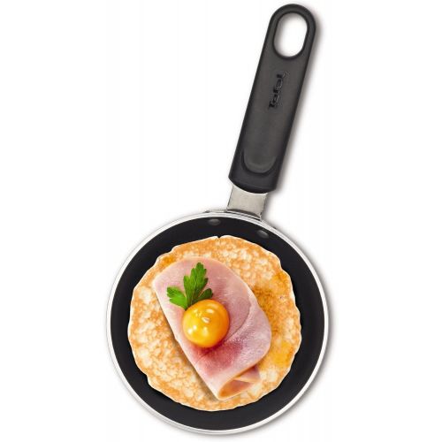 테팔 Tefal Ideal B36700 Mini-Blini-Pfanne 12 cm, Aluminium, schwarz