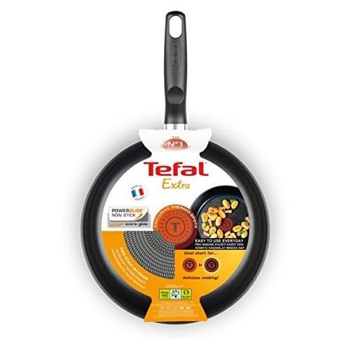 테팔 Tefal Extra Bratpfanne, Aluminium, schwarz, 20 cm