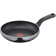 Tefal D51602 Resist Bratpfanne 20 cm (Antihaft-Beschichtung, Thermo-Spot, Aluminium) schwarz