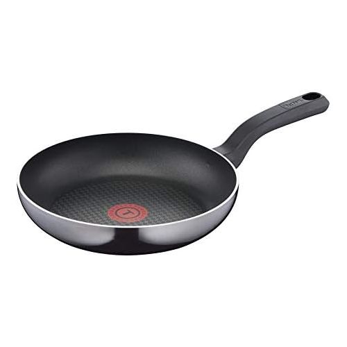 테팔 Tefal D51602 Resist Bratpfanne 20 cm (Antihaft-Beschichtung, Thermo-Spot, Aluminium) schwarz