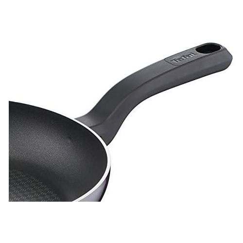 테팔 Tefal D51602 Resist Bratpfanne 20 cm (Antihaft-Beschichtung, Thermo-Spot, Aluminium) schwarz