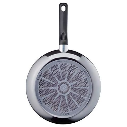 테팔 Tefal D51602 Resist Bratpfanne 20 cm (Antihaft-Beschichtung, Thermo-Spot, Aluminium) schwarz