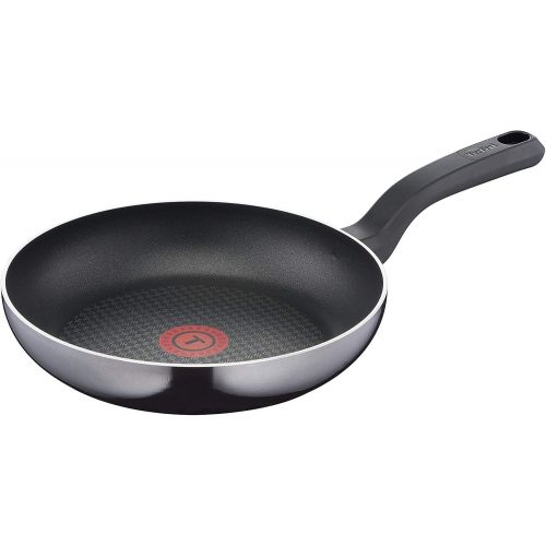 테팔 Tefal D51602 Resist Bratpfanne 20 cm (Antihaft-Beschichtung, Thermo-Spot, Aluminium) schwarz