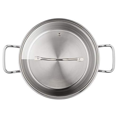 테팔 Tefal Suppentopf, Edelstahl, Mehrfarbig, 22 cm