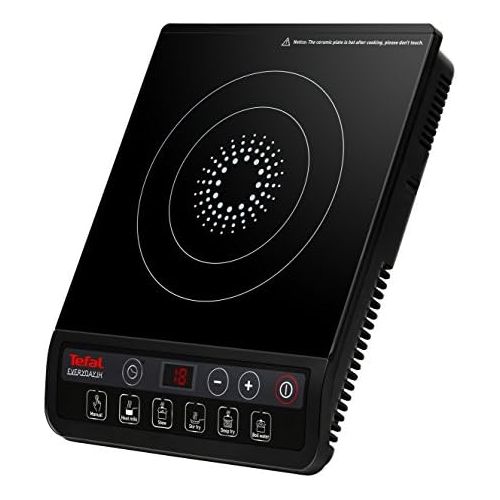 테팔 Tefal IH2018 Induktionskochfeld Everyday (6 voreingestellte Programme, 9 Heizstufen automatische Topferkennung, 2.100 W)