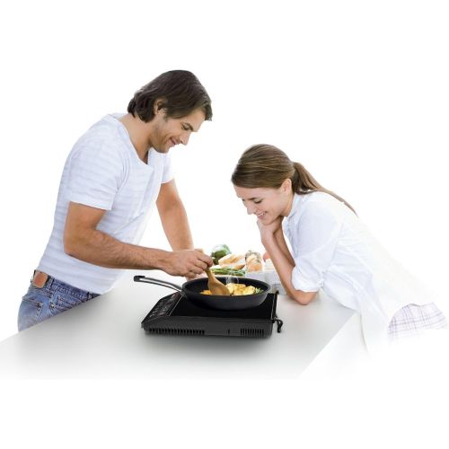 테팔 Tefal IH2018 Induktionskochfeld Everyday (6 voreingestellte Programme, 9 Heizstufen automatische Topferkennung, 2.100 W)