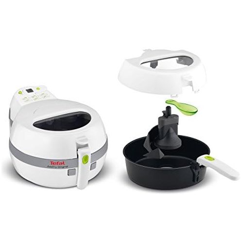 테팔 Tefal FZ7110 ActiFry Heissluft-Fritteuse, 1400 W, 1 Kg, weiss/grau