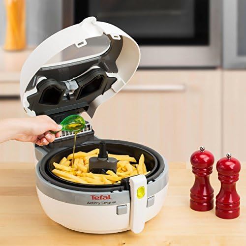 테팔 Tefal FZ7110 ActiFry Heissluft-Fritteuse, 1400 W, 1 Kg, weiss/grau