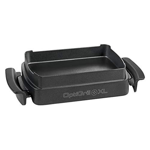 테팔 Tefal XA7268 OptiGrill Snacking & Baking Backschale XL (passend nur fuer OptiGrill XL, antihaftversiegelt, Kapazitat: 2 Liter, spuelmaschinenfest) schwarz