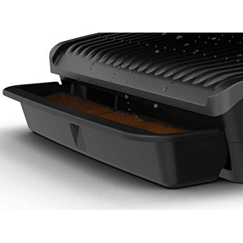 테팔 Tefal Optigrill Elite Elektrogrill fuer den Innen- und Aussenbereich, automatischer Grillsensor, Intuitive Anleitung, Schnellversiegelung, 12 automatische Programme, 2000 W