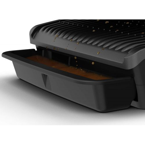 테팔 Tefal Optigrill Elite Elektrogrill fuer den Innen- und Aussenbereich, automatischer Grillsensor, Intuitive Anleitung, Schnellversiegelung, 12 automatische Programme, 2000 W