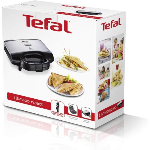 테팔 Tefal SM 1552 Sandwich Toaster (UltraCompact) edelstahl