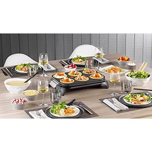 테팔 Tefal Crep Party Edelstahl & Design PY558813 - Pfannkuchen- und Antihaftbeschichtung aus Edelstahl mit einer Kapazitat fuer 6 Pfannkuchen, Pfannkuchen oder Pfannkuch