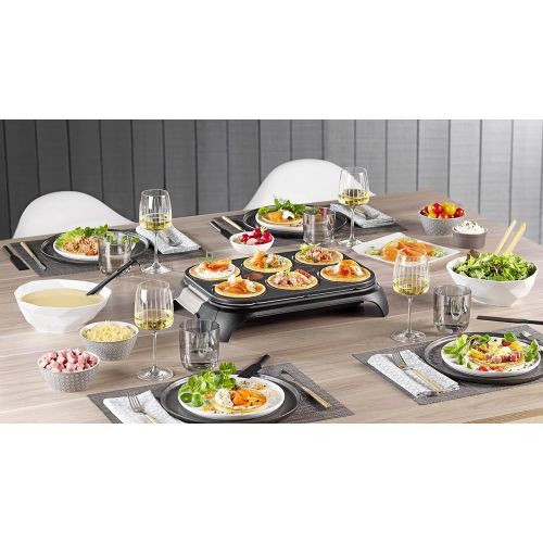 테팔 Tefal Crep Party Edelstahl & Design PY558813 - Pfannkuchen- und Antihaftbeschichtung aus Edelstahl mit einer Kapazitat fuer 6 Pfannkuchen, Pfannkuchen oder Pfannkuch