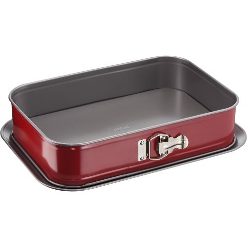 테팔 Tefal j1640514Springform Baking Dish, Steel, 36cm, Red