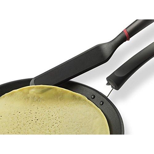 테팔 Tefal K2060914 Ingenio Crepe Spatula Silicone Black 38.1 x 9.2 x 7.2 cm