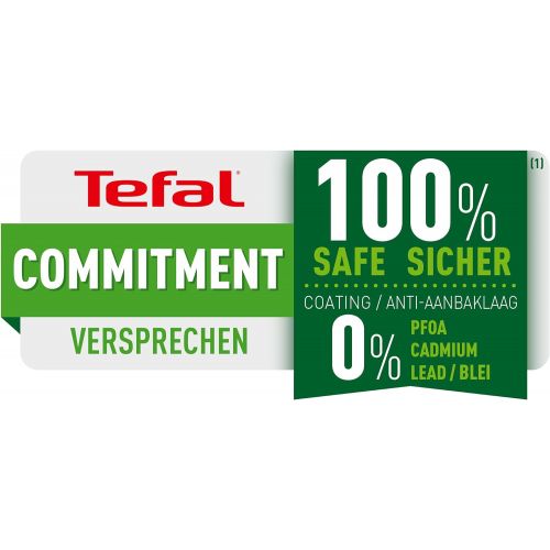 테팔 Tefal C69506 Hard Titanium Plus Pfanne, 28cm, antihaftbeschichtet, Aluminium, schwarz