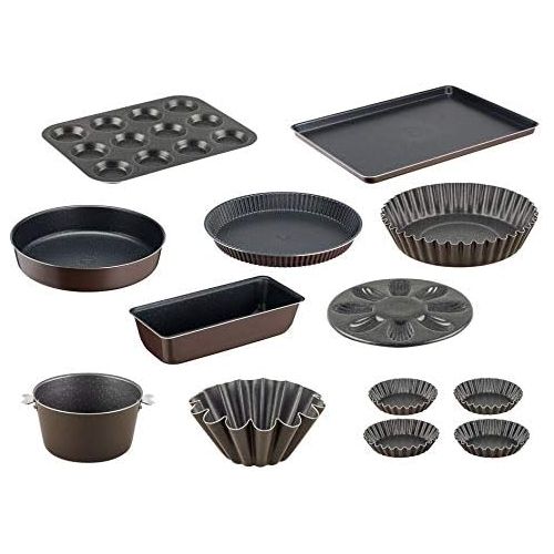 테팔 Tefal j1608302Success Tart Mould Aluminium 27cm Brown