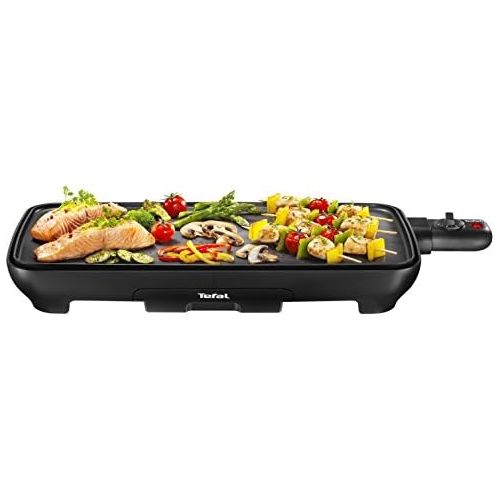 테팔 [아마존베스트]Tefal CB501812 barbecue - barbecues & grills (Tabletop, Black, Rectangular, Aluminium, Enamel)