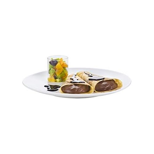 테팔 [아마존베스트]Tefal Crep Party stainless steel & design PY558813 - pancake and non-stick coating made of stainless steel with a capacity for 6 pancakes, pancakes or pancakes