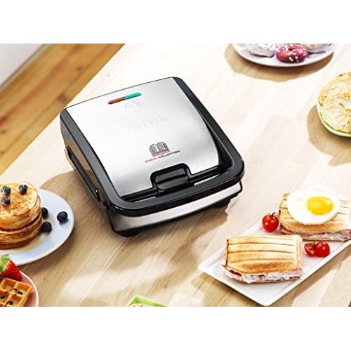 테팔 [아마존베스트]Tefal XA800212 Snack Collection Triangular Toasted Sandwich Plate Gift Set With Recipe Book 4.4 x 15.5 x 24.2 cm