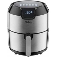 Tefal EY401D Easy Fry Deluxe Hot Air Fryer (1,500 W, 4 Litres Capacity for up to 6 Portions), Stainless Steel, Black