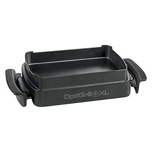 테팔 Tefal XA7268 OptiGrill Snacking & Baking Tray XL (Fits OptiGrill XL Only, Non stick, Capacity: 2 litre, dishwasher safe), black