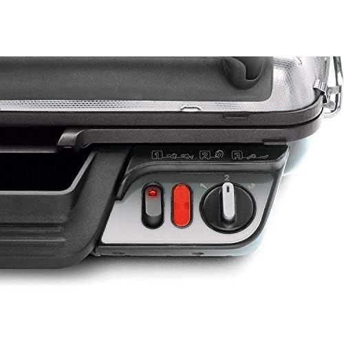 테팔 Tefal Promopack Contact Grill with Removable Non Stick Sealed Die Cast Aluminium Plates, Hinged, Dishwasher Safe