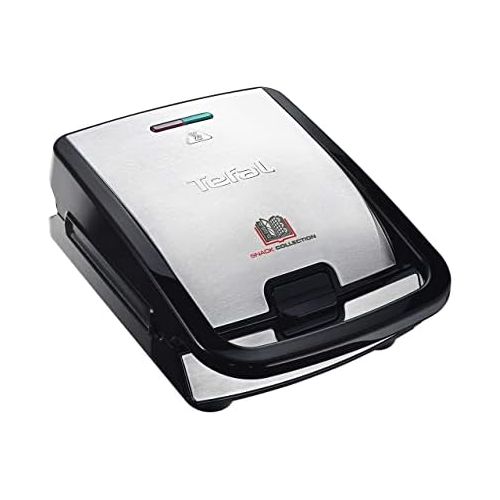 테팔 Tefal SW854D16?Sandwich Maker, Black, Stainless Steel)