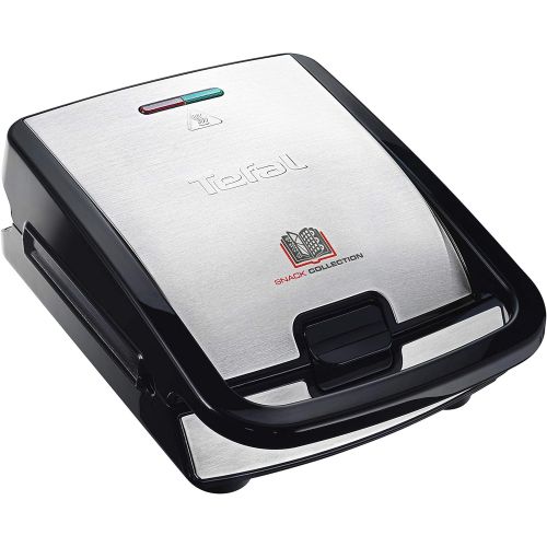 테팔 Tefal SW854D16?Sandwich Maker, Black, Stainless Steel)