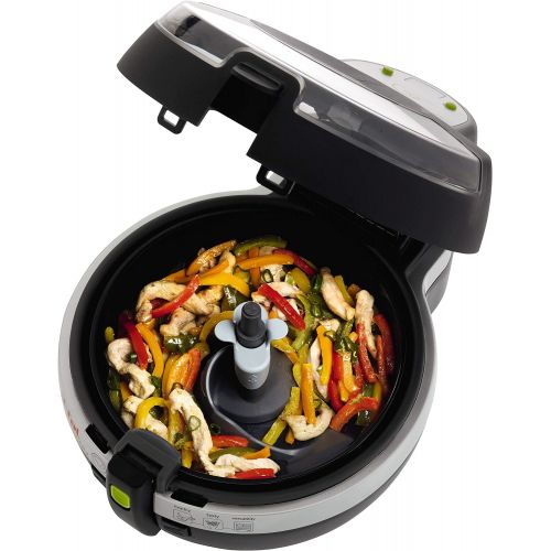 테팔 T-fal ActiFry Air Fryer with Ceramic Nonstick Dishwasher Safe Pan, Air Fryer Cookbook, Low Fat, 2.2 Pounds, Black