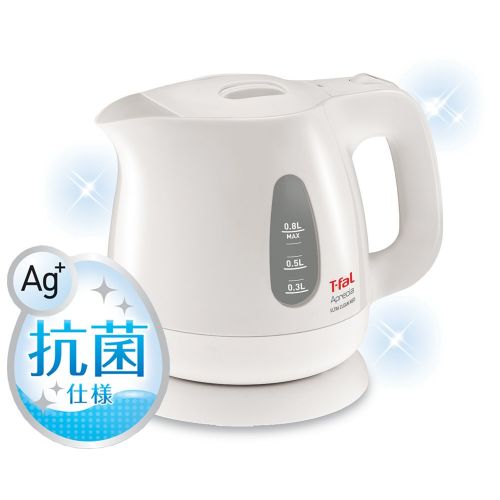 테팔 T-fal T-FAL electric kettle 0.8L Apureshia Ultra Clean neo Pearl White KO3901JP