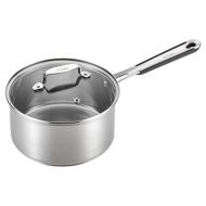 T-fal E75724 PerformaPro Stainless Steel Dishwasher Safe Induction Compatible Saucepan Cookware, 3-Quart, Silver