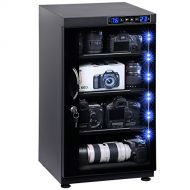 T.A.P 102L LED Numerical Control Touch Screen Dehumidify Electronic Dry Cabinet Box Storage for Camera & Lens Equipment