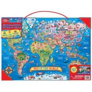 T.S. Shure Wooden Magnetic World Map