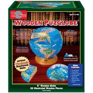 T.S. Shure PuzGlobe 3-D Wooden Globe