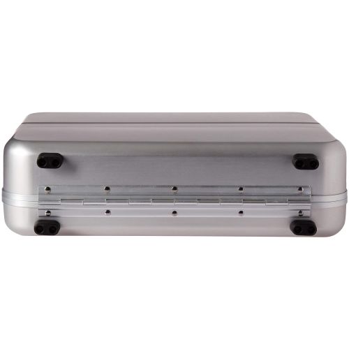  T.Z. Case International T.z Compact Molded Aluminum Attache Case with Shoulder Strap, Silver