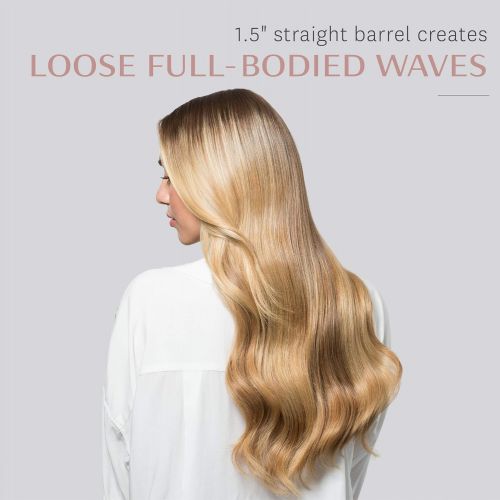  T3 - Loose Waves Straight Styling Iron Barrel for T3 Convertible Collection | 1.5” Straight Styling Wand Barrel for Soft, Loose Waves | Fits T3 Convertible Base | Adjustable Heat S