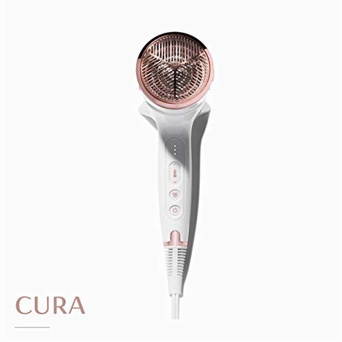  T3 - Cura Hair Dryer | Digital Ionic Professional Blow Dryer | Fast Drying, Volumizing Wide Air Flow | Frizz Smoothing | Multiple Speed and Heat Settings | Cool Shot