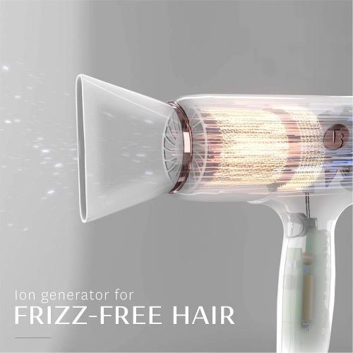  T3 Micro T3 - Cura LUXE Hair Dryer | Digital Ionic Professional Blow Dryer | Frizz Smoothing | Fast Drying Wide Air Flow | Volume Booster | Auto Pause Sensor | Multiple Speed and Heat Setti