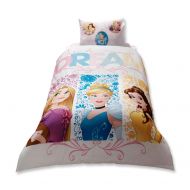 TAC Single Twin Kids Girls Original Disney Princess Dream 100% Cotton Duvet Quilt Comforter Cover Bedding Set 3 Pcs
