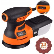 [아마존 핫딜] [아마존핫딜]TACKLIFE Orbital Sander, 3.0A 5-Inch Random Orbit Sander with 12Pcs Sandpapers, 6 Variable Speed 13000RPM Electric Sander Machine, High Performance Dust Collection System, Ideal fo