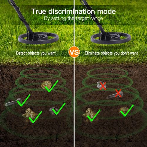  [아마존 핫딜] [아마존핫딜]TACKLIFE Metal Detector, 3 Modes Adjustable Waterproof Detectors (24-45) with Larger Back-lit LCD Display, 3 Audio Tone & DISC Mode - Carrying Bag and Batteries Included, Easy to Operate fo